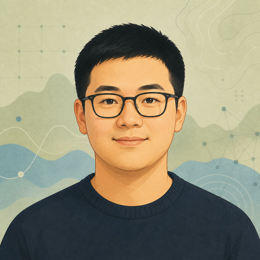 Illustrated portrait of Bill